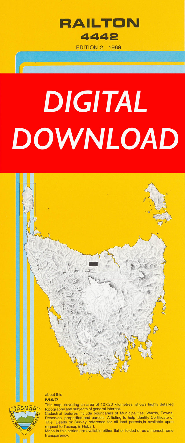 Cover of digital Railton 4442 1:25 000 map