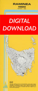 Cover of digital Raminea 4820 1:25 000 map