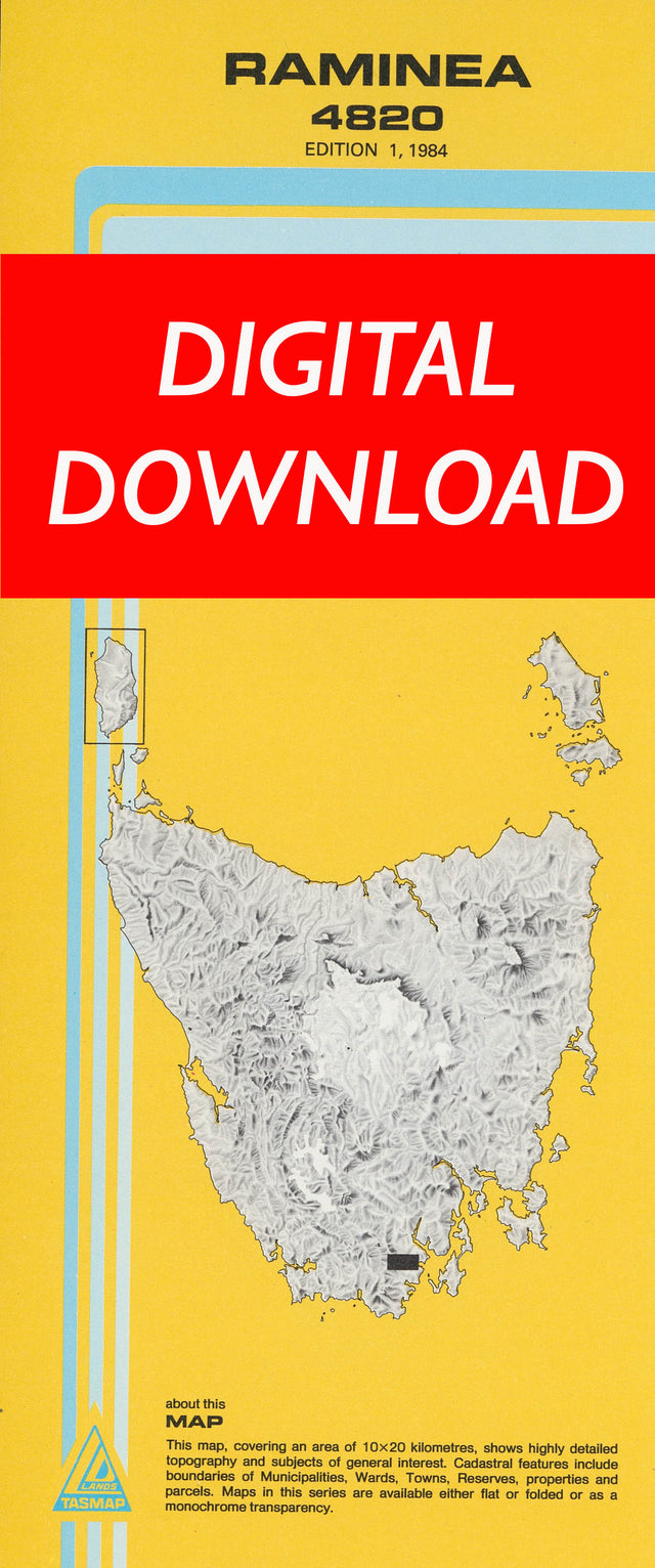 Cover of digital Raminea 4820 1:25 000 map