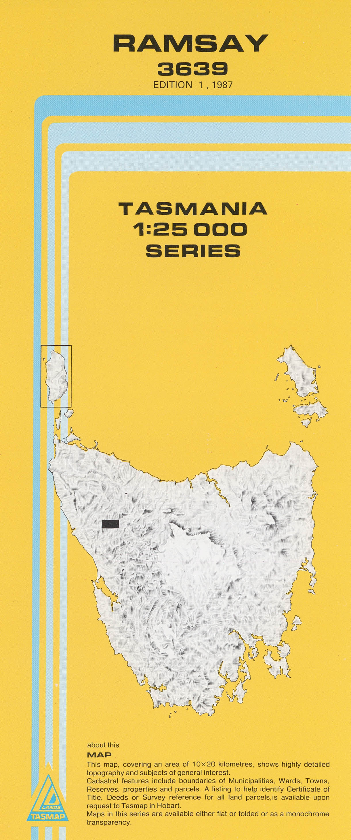 Cover of Ramsay 3639 1:25 000 map