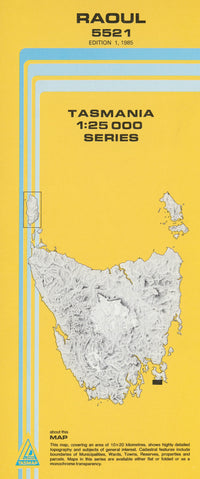 Cover of Raoul 5521 1:25 000 map