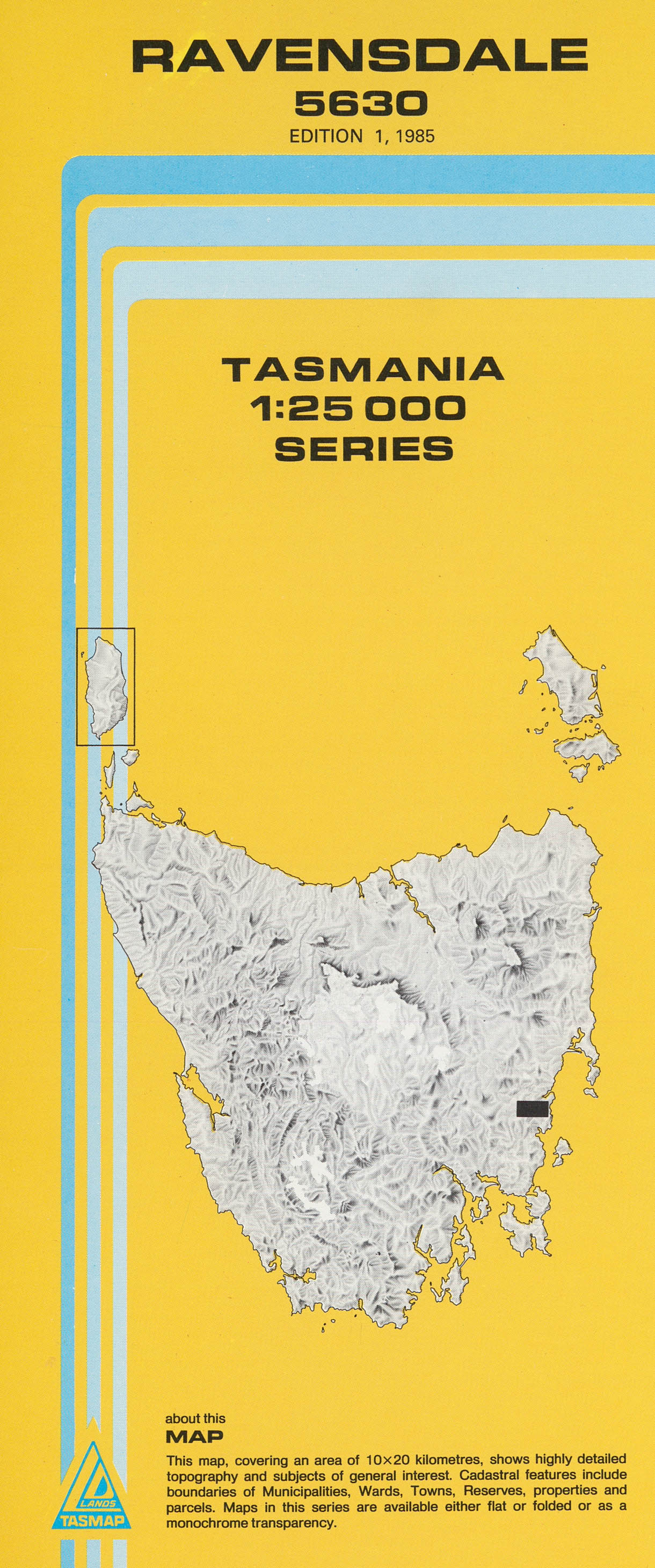 Cover of Ravensdale 5630 1:25 000 map