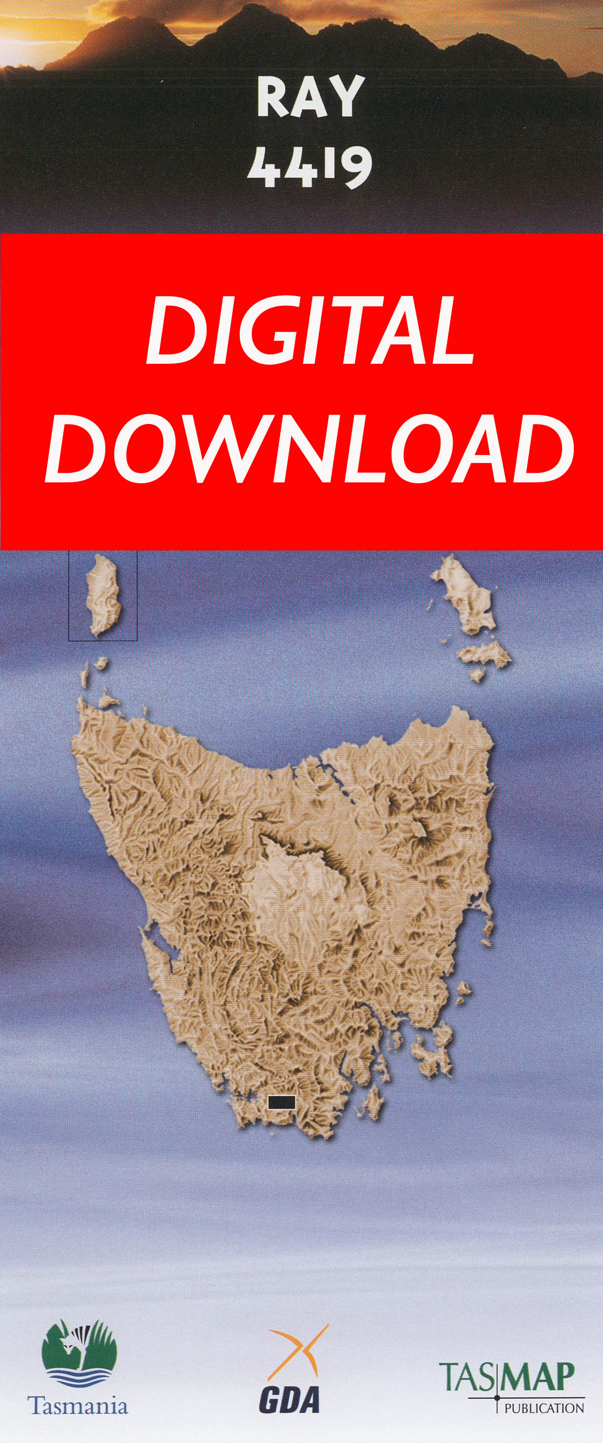 Cover of digital Ray 4419 1:25 000 map