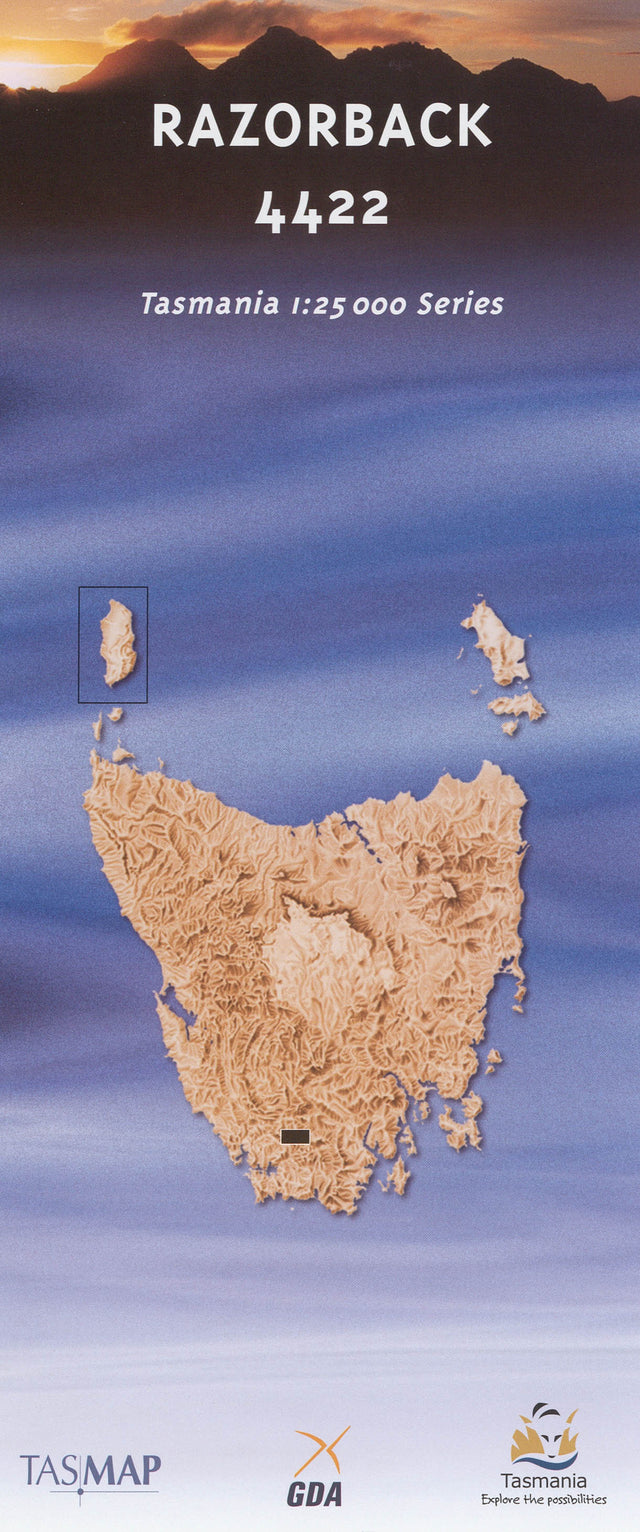 Cover of Razorback 4422 1:25 000 map