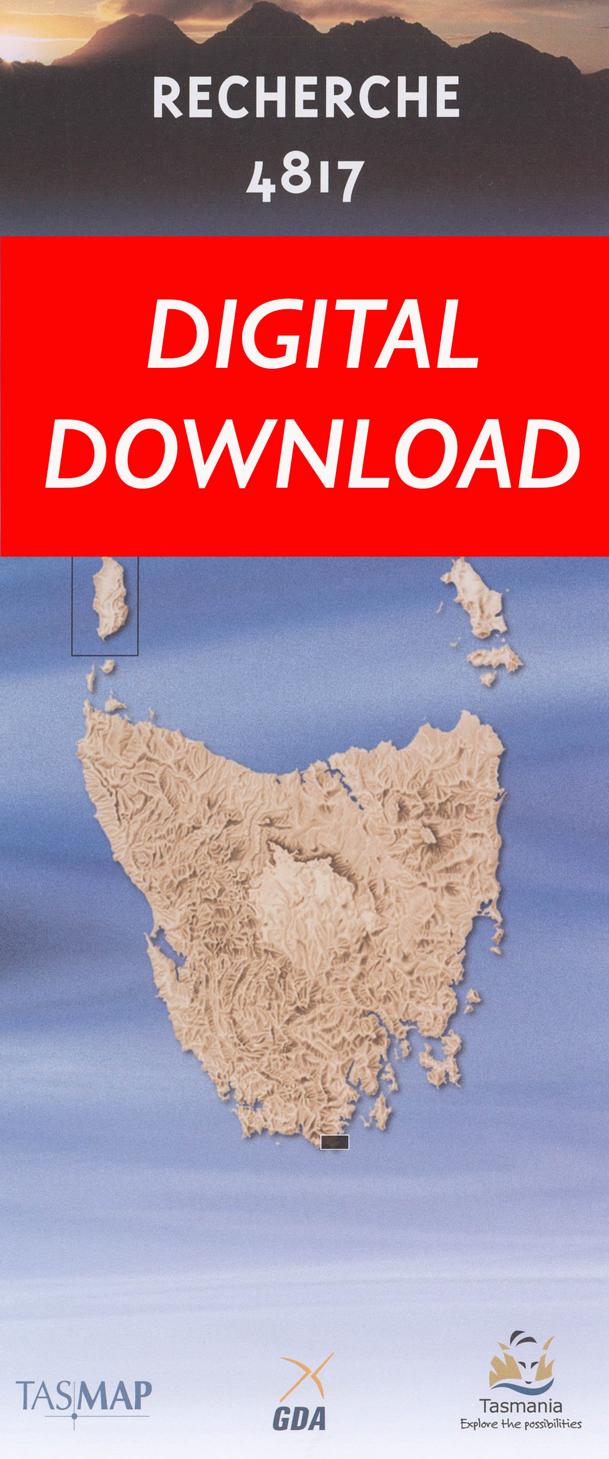 Cover of digital Recherche 4817 1:25 000 map