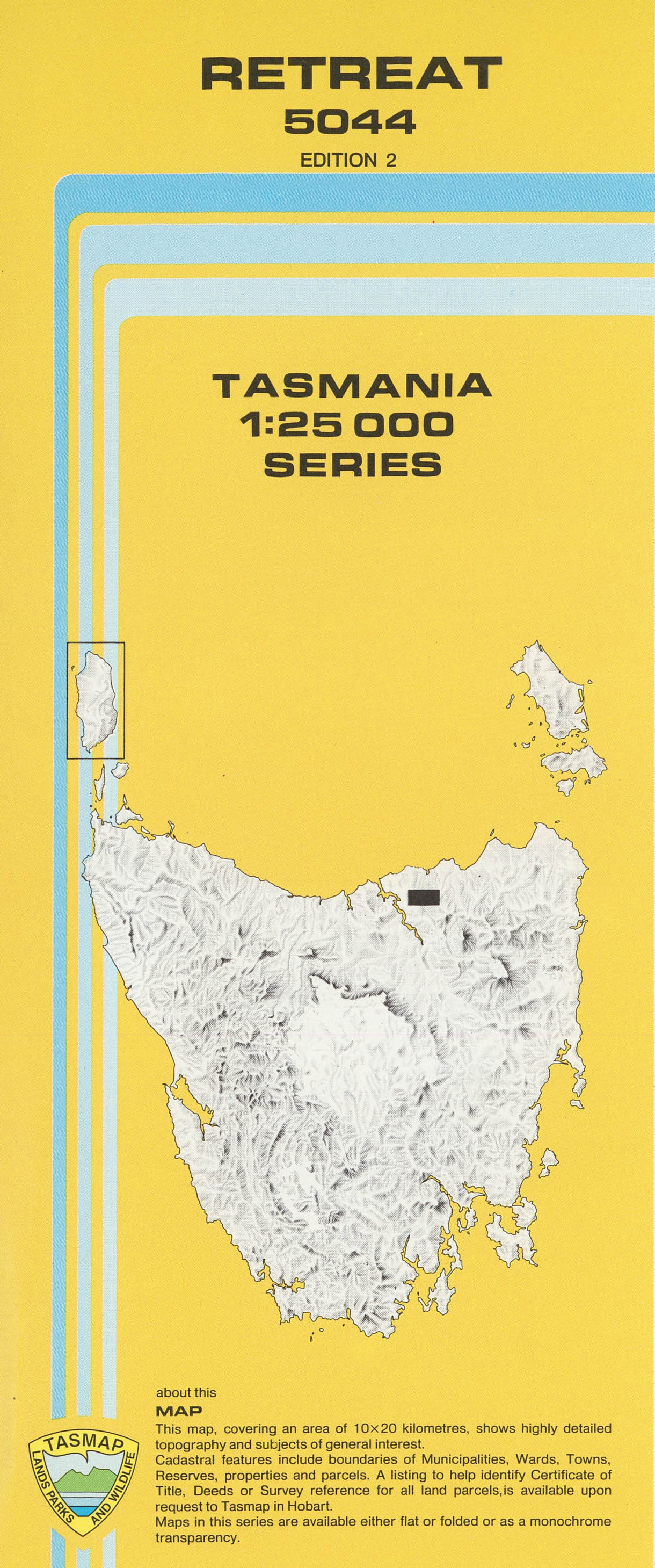 Cover of Retreat 5044 1:25 000 map