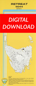 Cover of digital Retreat 5044 1:25 000 map