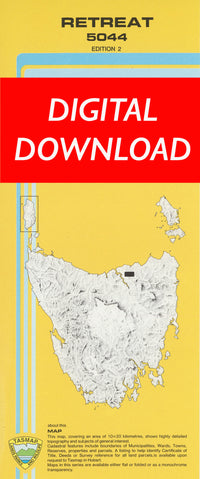 Cover of digital Retreat 5044 1:25 000 map