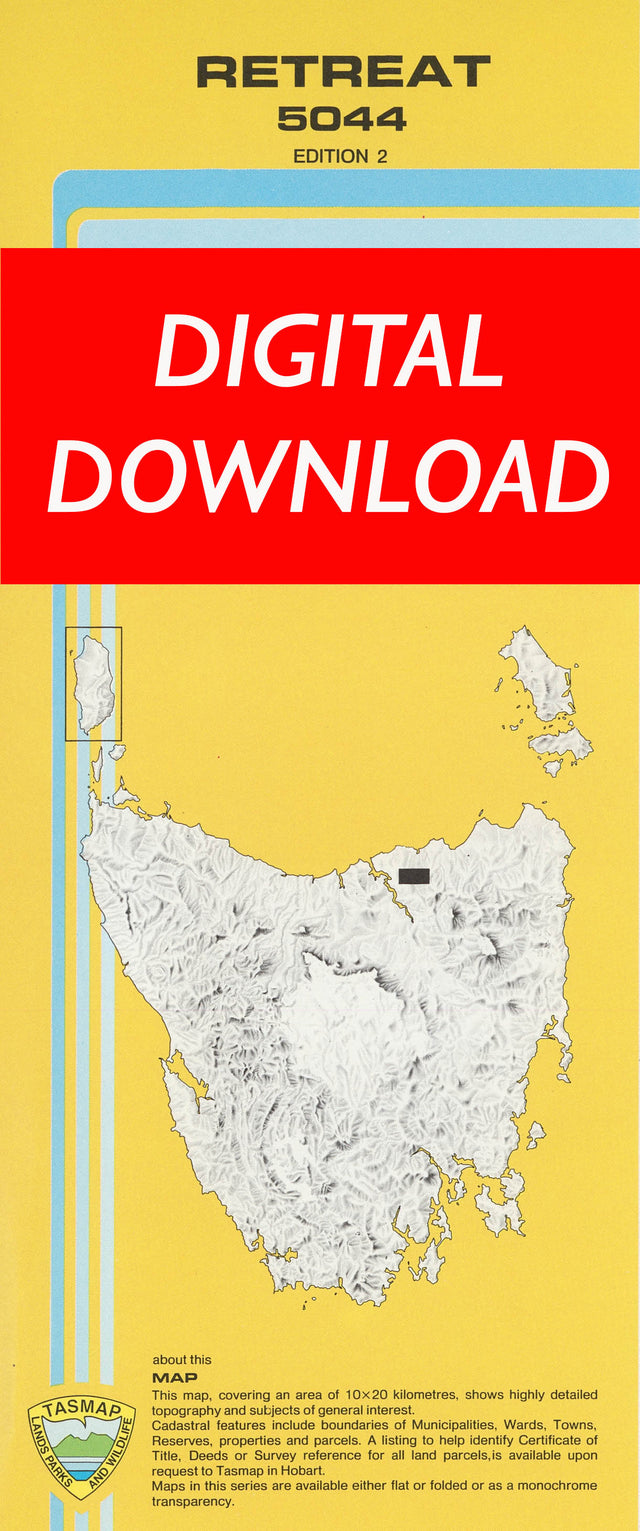 Cover of digital Retreat 5044 1:25 000 map