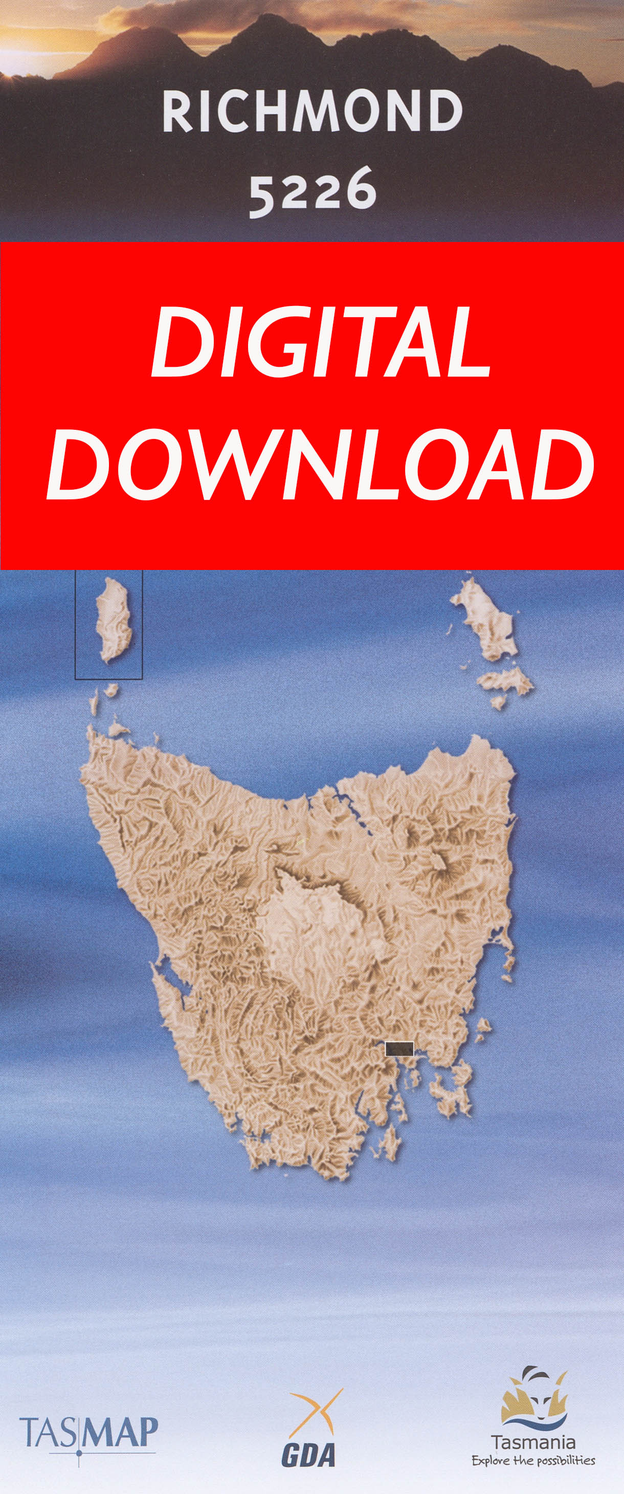 Cover of digital Richmond 5226 1:25 000 map