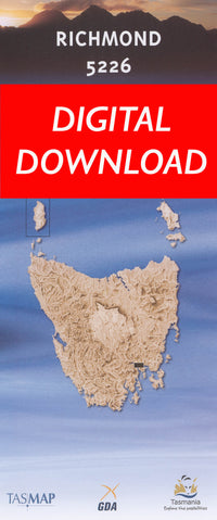 Cover of digital Richmond 5226 1:25 000 map