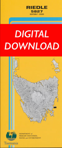 Cover of digital Riedle 5827 1:25 000 map