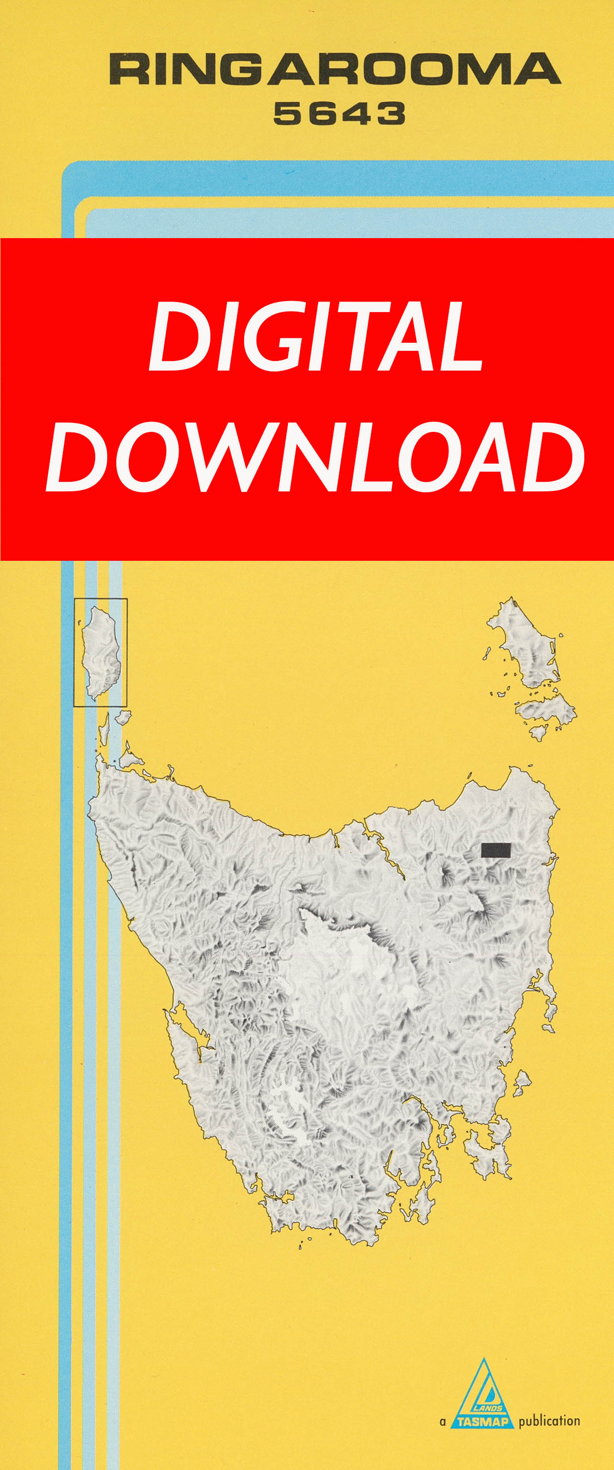 Cover of digital Ringarooma 5643 1:25 000 map