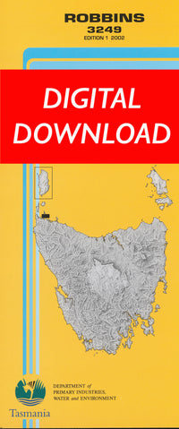 Cover of digital Robbins 3249 1:25 000 map