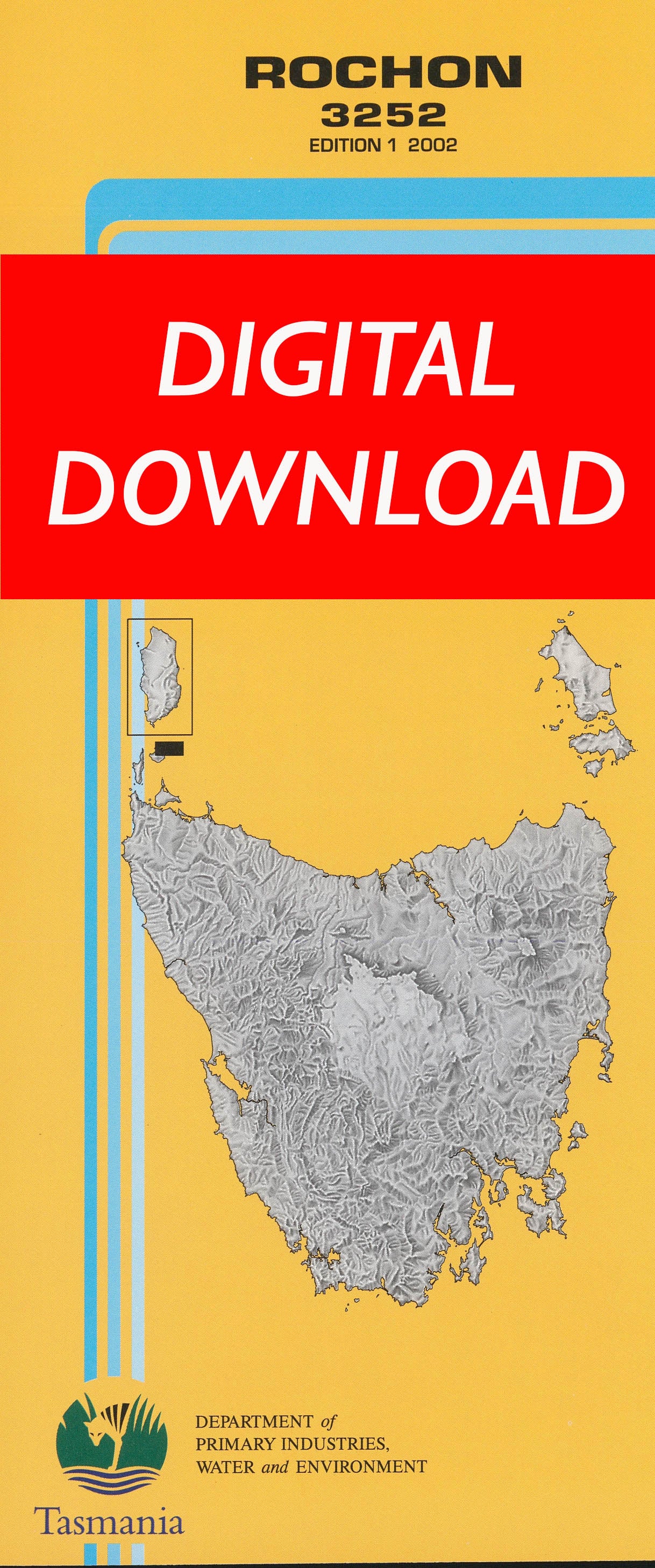 Cover of digital Rochon 3252 1:25 000 map