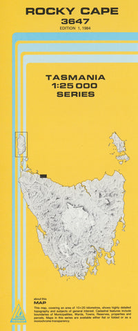 Cover of Rocky Cape 3647 1:25 000 map