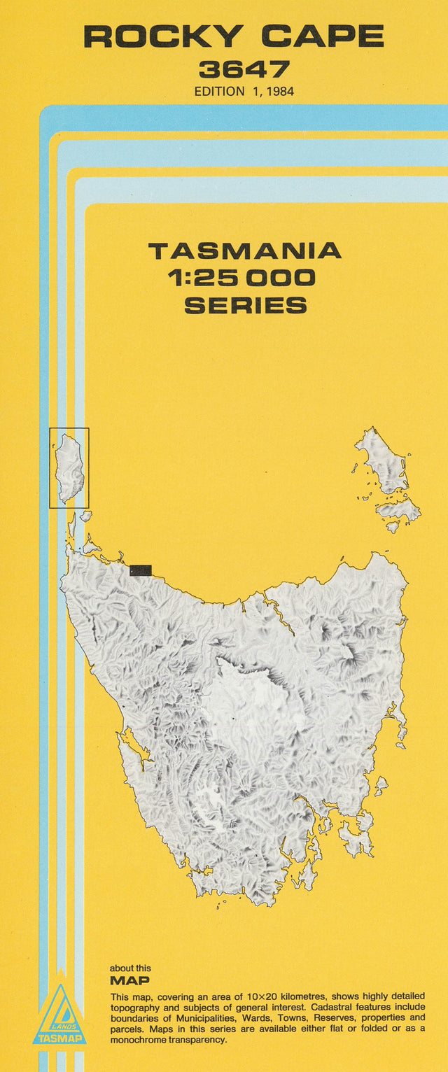 Cover of Rocky Cape 3647 1:25 000 map