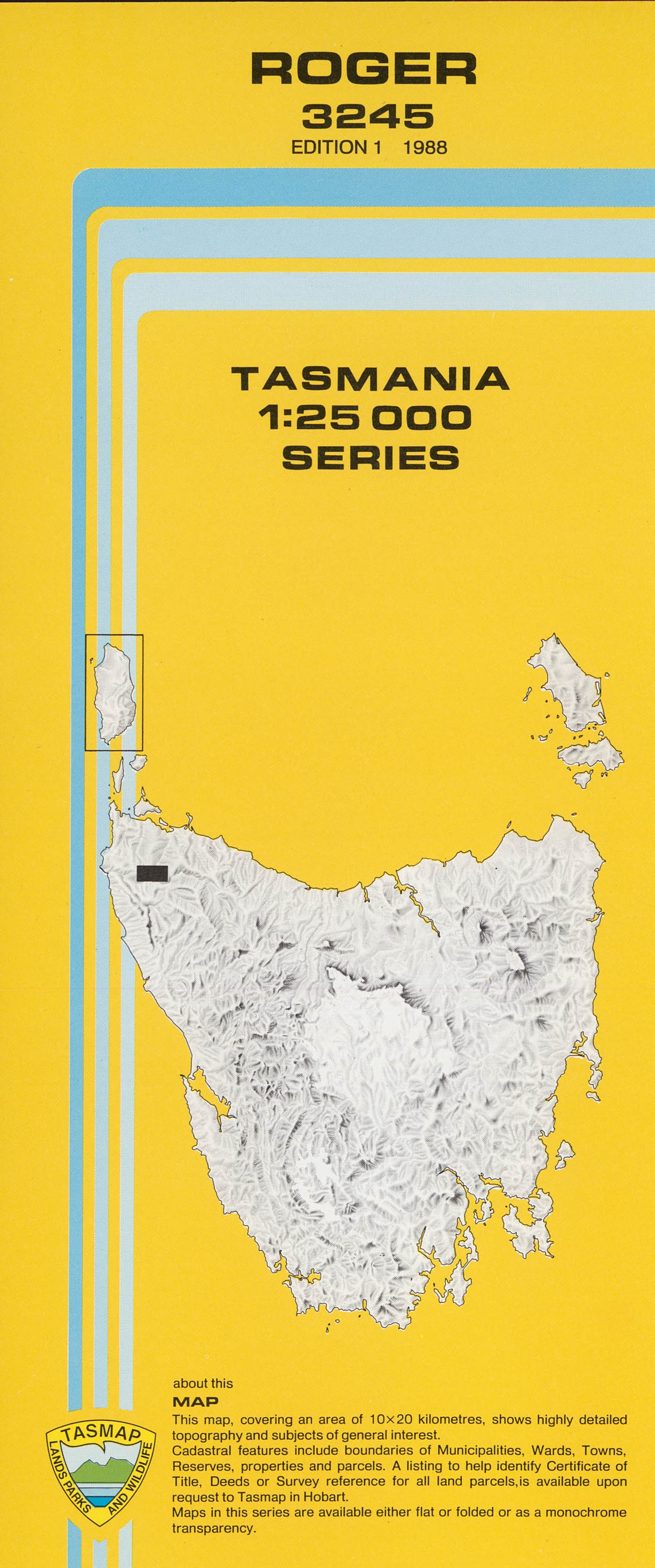 Cover of Roger 3245 1:25 000 map