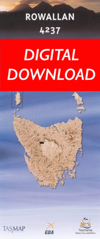 Cover of digital Rowallan 4237 1:25 000 map