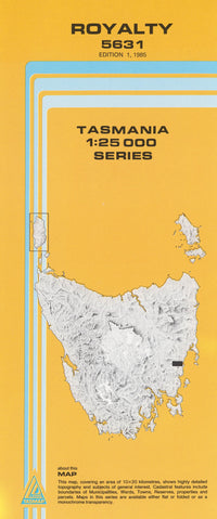 Cover of Royalty 5631 1:25 000 map