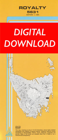 Cover of digital Royalty 5631 1:25 000 map