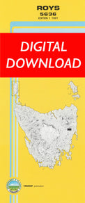 Cover of digital Roys 5636 1:25 000 map