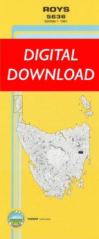 Cover of digital Roys 5636 1:25 000 map