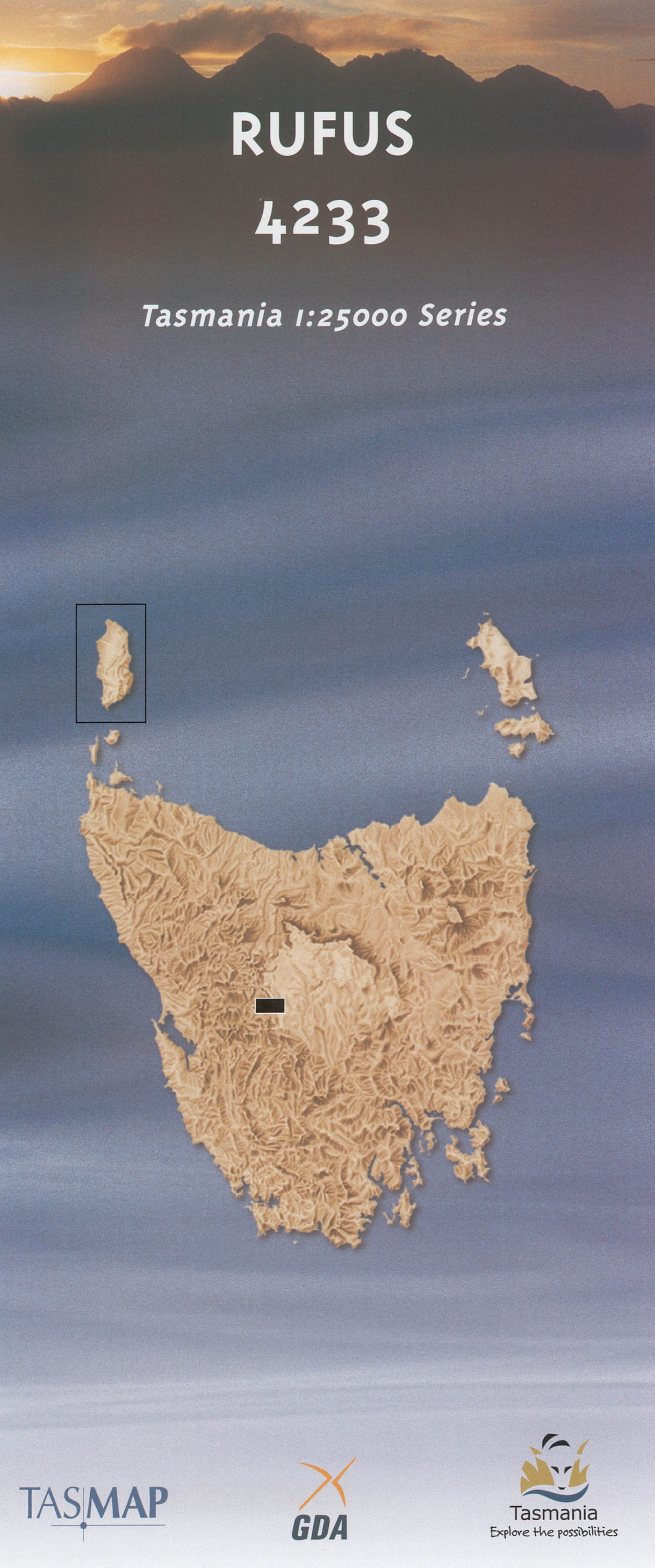 Cover of Rufus 4233 1:25 000 map
