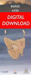 Cover of digital Rufus 4233 1:25 000 map
