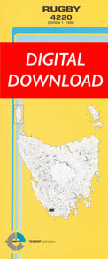 Cover of digital Rugby 4220 1:25 000 map