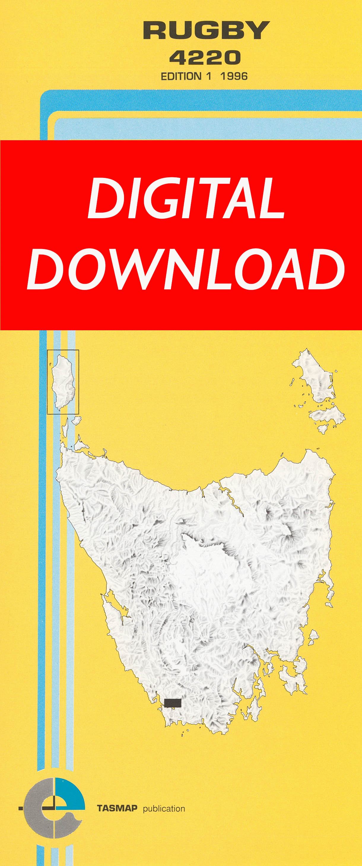 Cover of digital Rugby 4220 1:25 000 map
