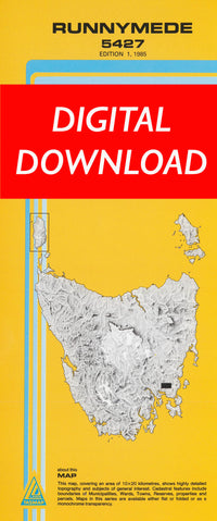 Cover of digital Runnymede 5427 1:25 000 map
