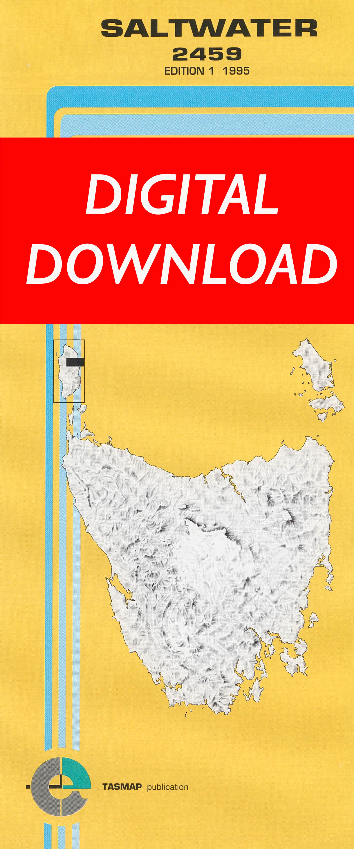 Cover of digital Saltwater 2459 1:25 000 map