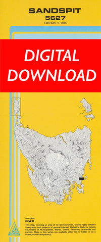 Cover of digital Sandspit 5627 1:25 000 map