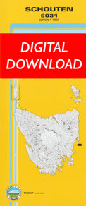 Cover of digital Schouten 6031 1:25 000 map
