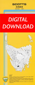 Cover of digital Scotts 4423 1:25 000 map