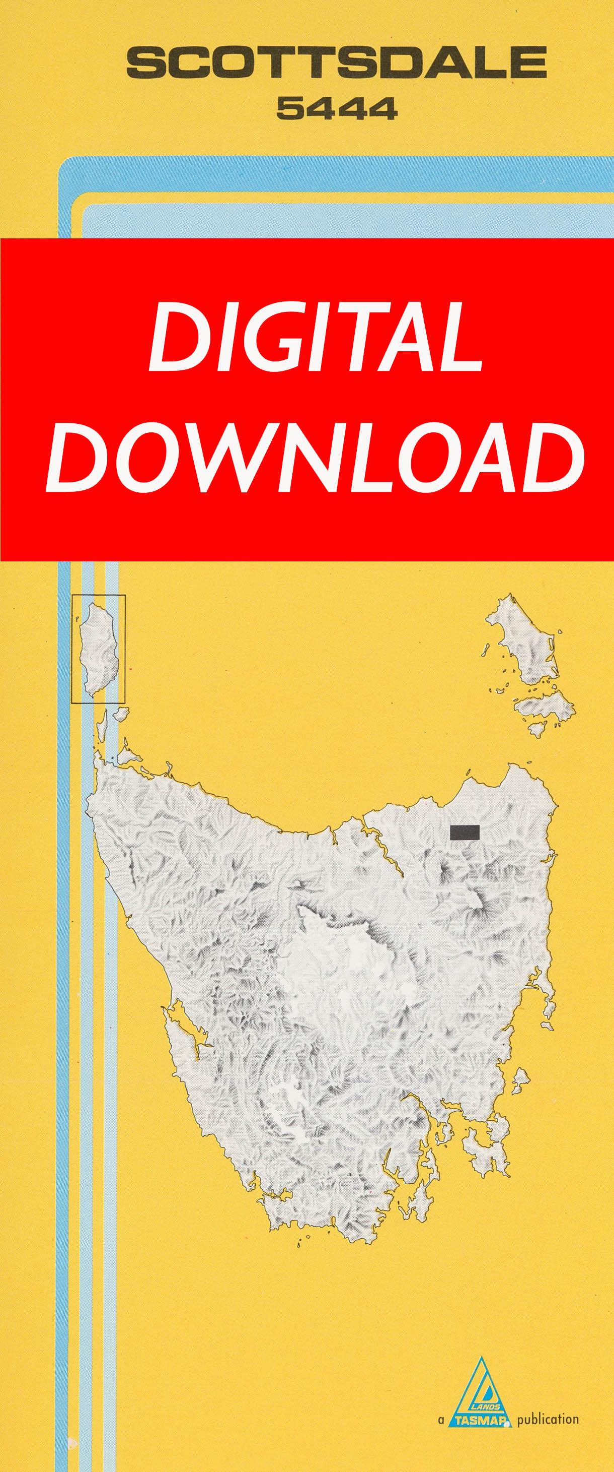 Cover of digital Scottsdale 5444 1:25 000 map