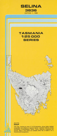 Cover of Selina 3836 1:25 000 map