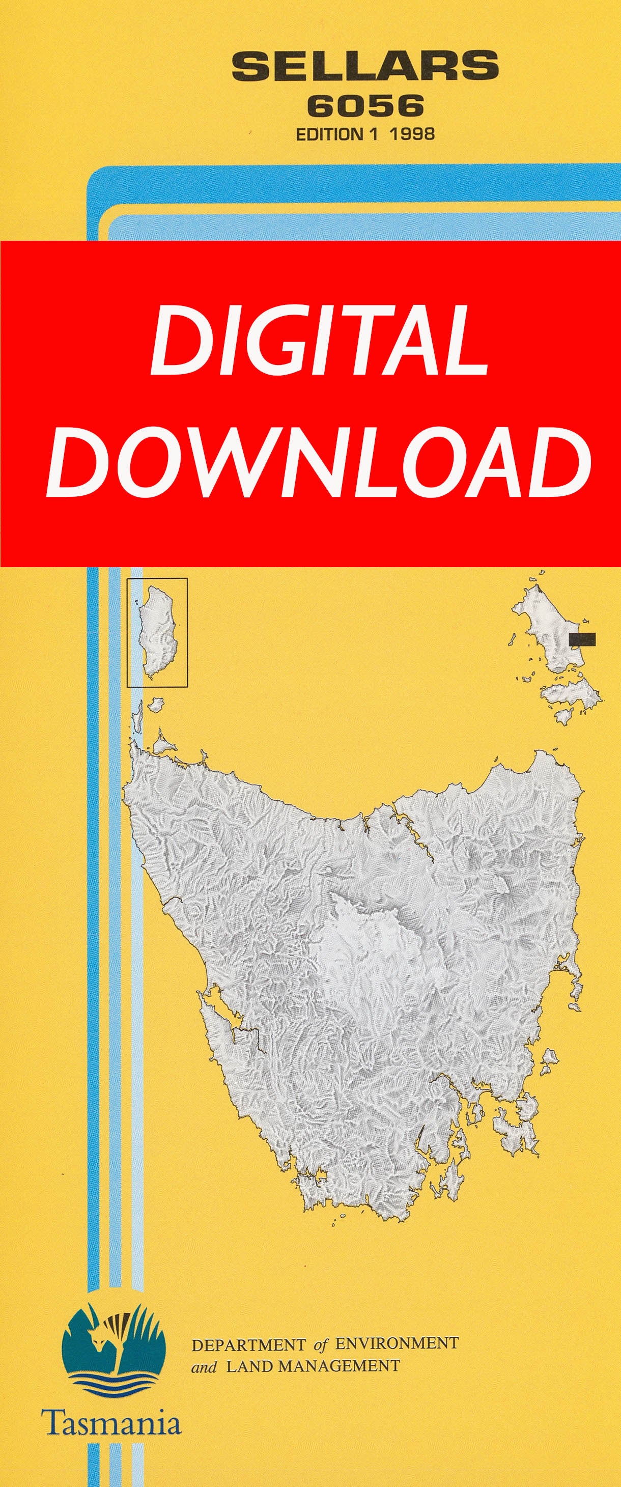 Cover of digital Sellars 6056 1:25 000 map