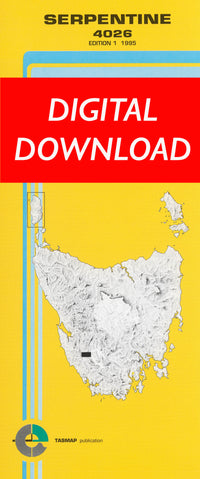 Cover of digital Serpentine 4026 1:25 000 map