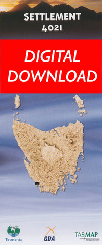 Cover of digital Settlement 4021 1:25 000 map
