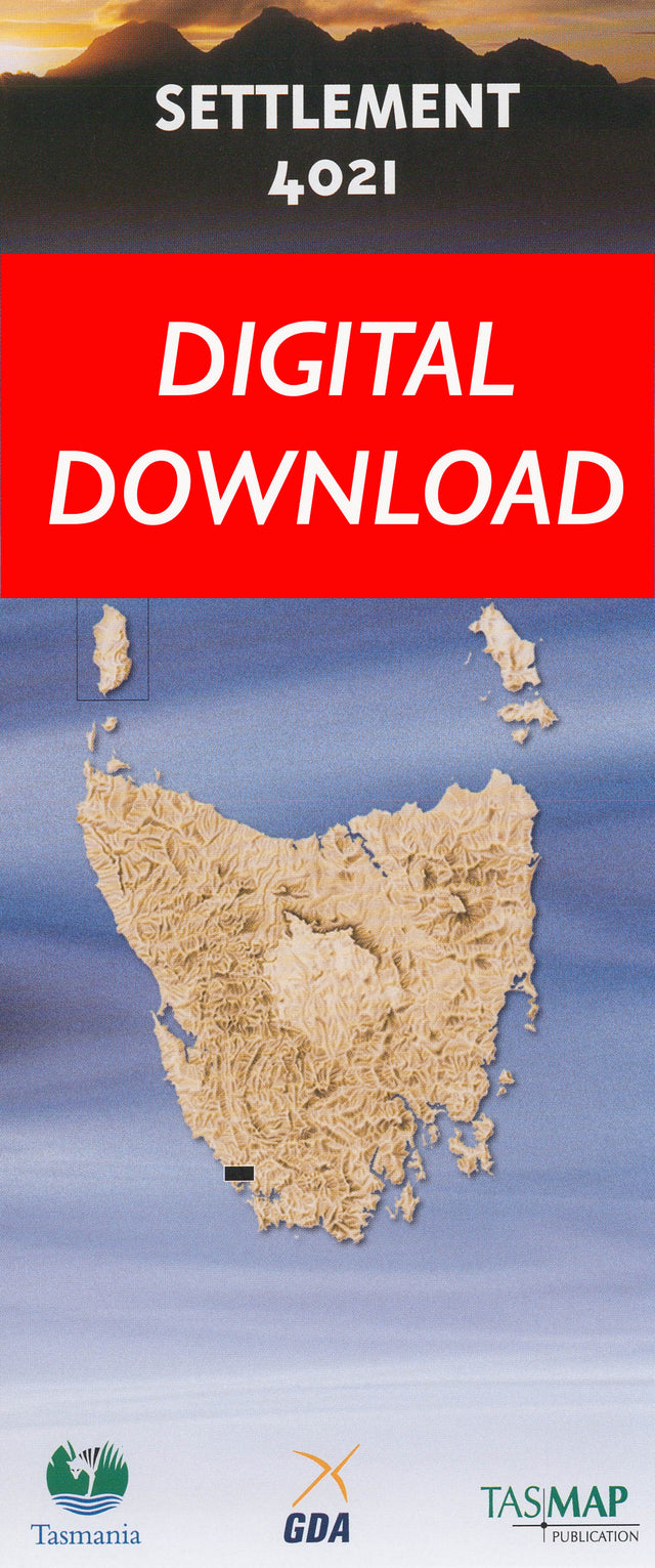 Cover of digital Settlement 4021 1:25 000 map