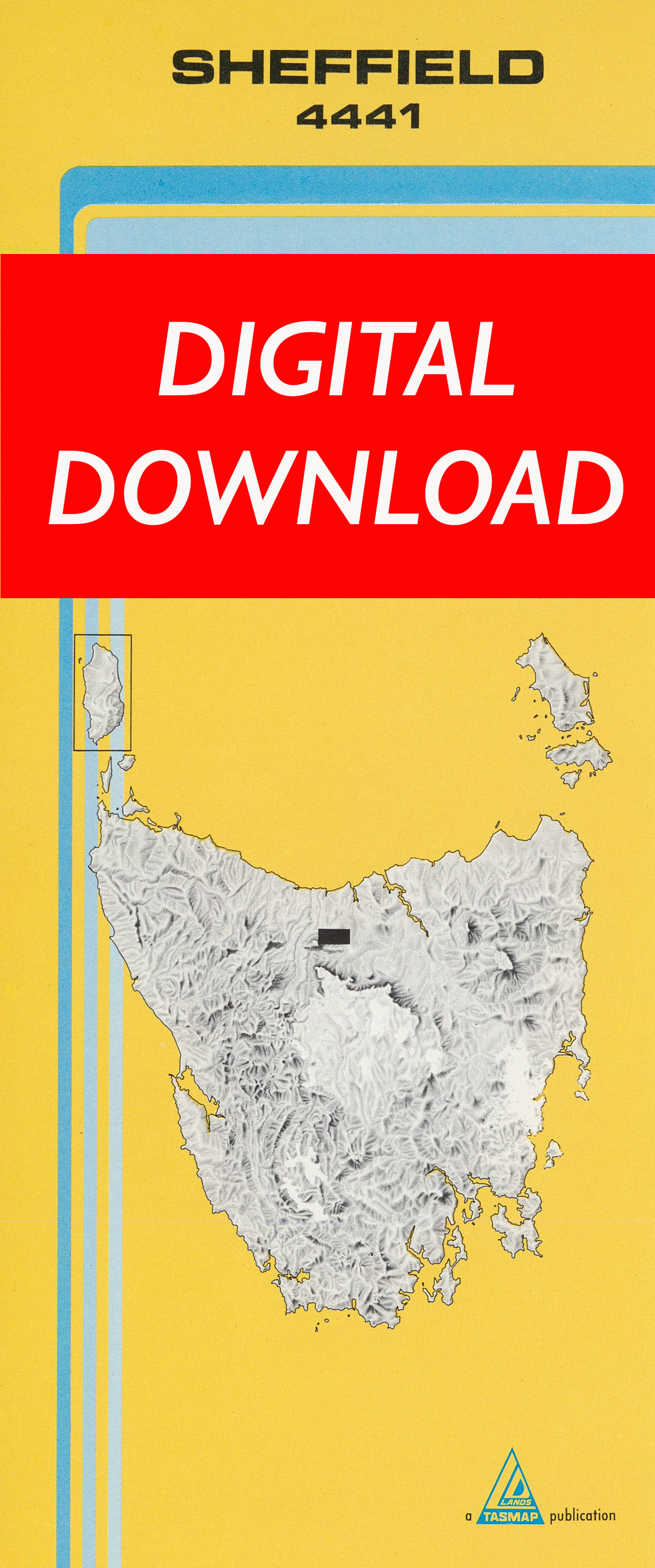 Cover of digital Sheffield 4441 1:25 000 map