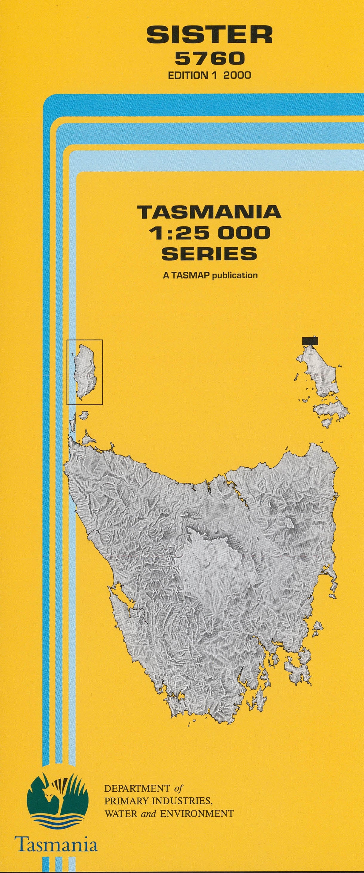 Cover of Sister 5760 1:25 000 map