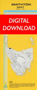 Cover of digital Smithton 3447 1:25 000 map