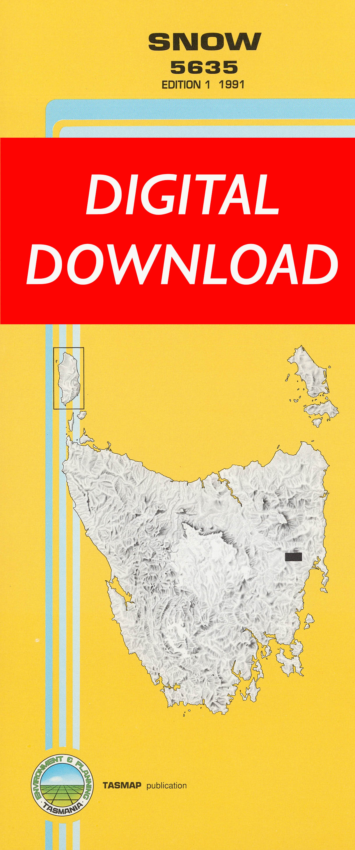 Cover of digital Snow 5635 1:25 000 map