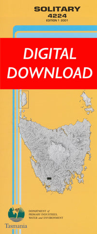 Cover of digital Solitary 4224 1:25 000 map