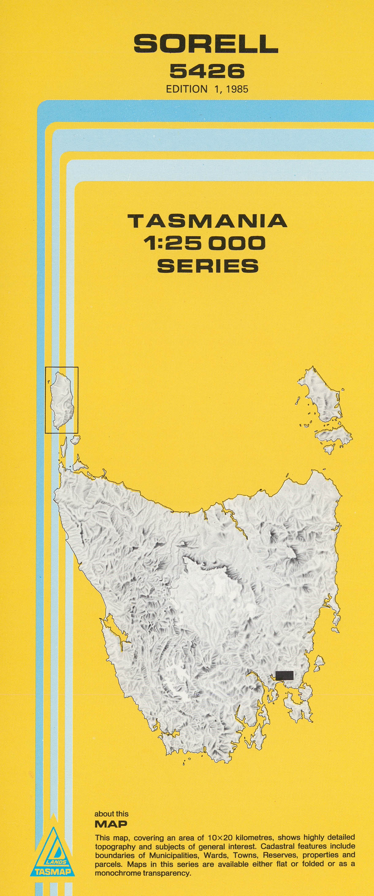 Cover of Sorell 5426 1:25 000 map