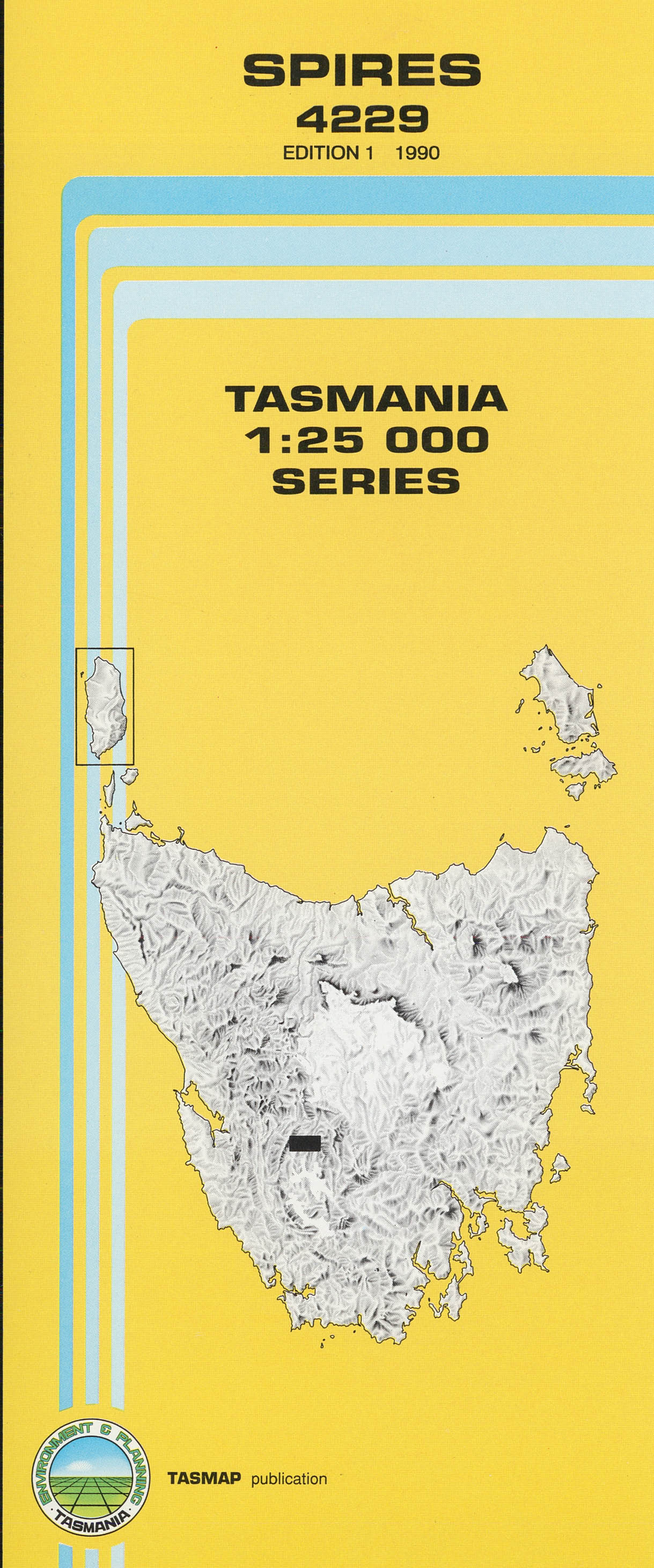 Cover of Spires 4229 1:25 000 map