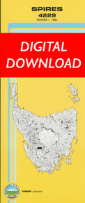 Cover of digital Spires 4229 1:25 000 map